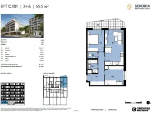 Prodej bytu 3+kk, Brno, 62 m2