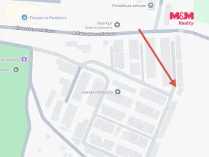Pronájem garáže, Pardubice - Zelené Předměstí, 19 m2