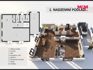 Prodej rodinného domu, Hradečno, 305 m2