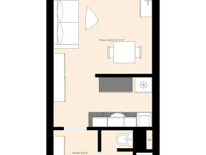Prodej bytu 1+kk, Český Krumlov, Urbinská, 29 m2