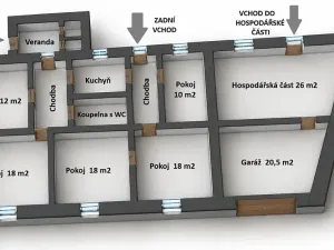 Prodej rodinného domu, Čáslav, Čeplova, 110 m2
