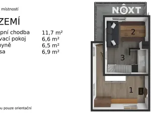 Prodej chaty, Popůvky, 67 m2