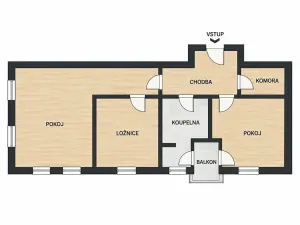 Prodej bytu 3+kk, Praha - Podolí, V rovinách, 80 m2