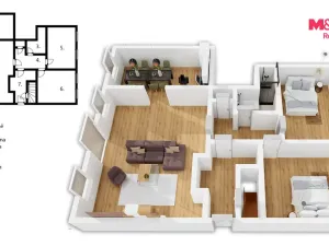 Prodej bytu 3+1, Pec pod Sněžkou - Velká Úpa, 129 m2