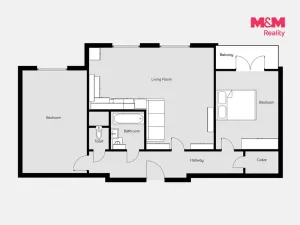Pronájem bytu 3+kk, Praha - Liboc, Pod cihelnou, 84 m2