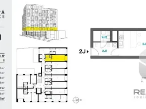 Pronájem bytu 1+kk, Brno, Hvězdová, 30 m2
