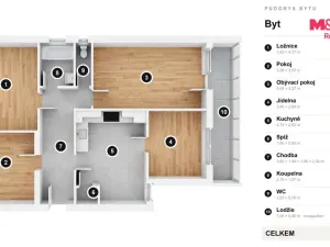 Prodej bytu 4+1, Černovice, U Mateřské školy, 82 m2