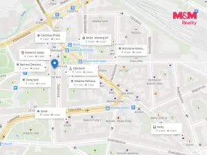 Prodej bytu 1+kk, Praha - Nusle, náměstí Bratří Synků, 23 m2