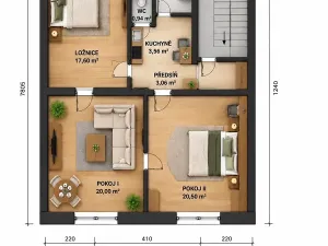 Prodej bytu 3+kk, Plzeň, Nepomucká, 70 m2