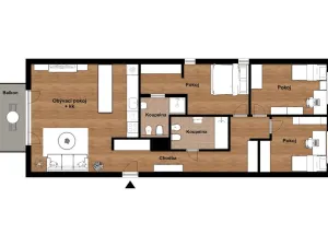 Prodej bytu 4+kk, Praha - Hlubočepy, Silurská, 94 m2