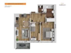 Pronájem bytu 3+kk, Praha - Hostivař, 66 m2