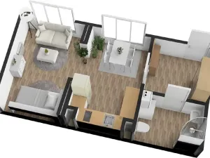 Prodej bytu 1+kk, Doksy, Dalibora z Myšlína, 46 m2