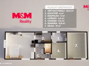 Prodej rodinného domu, Vyskeř, 52 m2