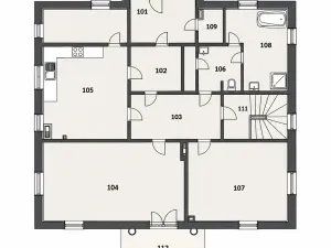 Prodej rodinného domu, Jesenice, Labutí, 238 m2