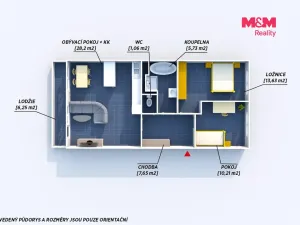 Prodej bytu 3+kk, Praha - Lhotka, Novodvorská, 67 m2