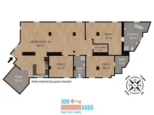 Pronájem bytu 3+1, Praha - Malá Strana, Všehrdova, 180 m2