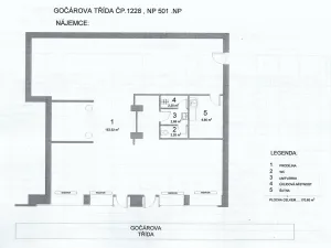 Pronájem obchodního prostoru, Hradec Králové, Gočárova třída, 170 m2