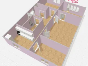 Prodej bytu 4+1, Chrudim, Na Ostrově, 82 m2