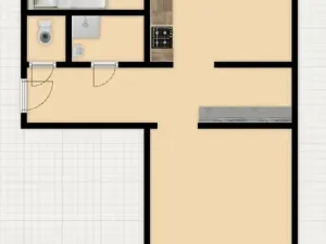 Prodej bytu 2+1, Kynšperk nad Ohří, Svatopluka Čecha, 54 m2