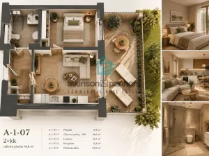 Prodej bytu 2+kk, Hluboká nad Vltavou, Masarykova, 44 m2