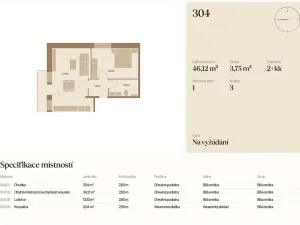 Prodej bytu 2+kk, Prášily, 46 m2