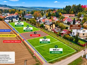Prodej pozemku pro bydlení, Třemošná - Záluží, 524 m2