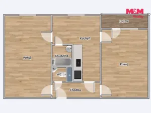 Prodej bytu 2+1, Světlá nad Sázavou, Sázavská, 60 m2