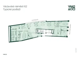 Pronájem kanceláře, Praha - Nové Město, Václavské náměstí, 115 m2