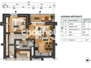 Pronájem bytu 2+kk, Dašice, U Kasáren, 51 m2