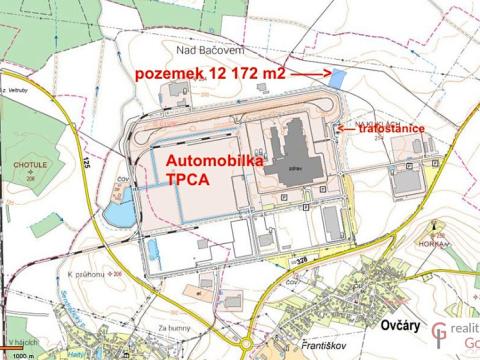 Prodej pozemku pro komerční výstavbu, Ovčáry, 12172 m2