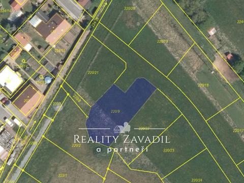 Prodej pozemku pro bydlení, Valy, 754 m2