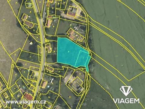 Prodej podílu pozemku pro bydlení, Semanín, 1242 m2