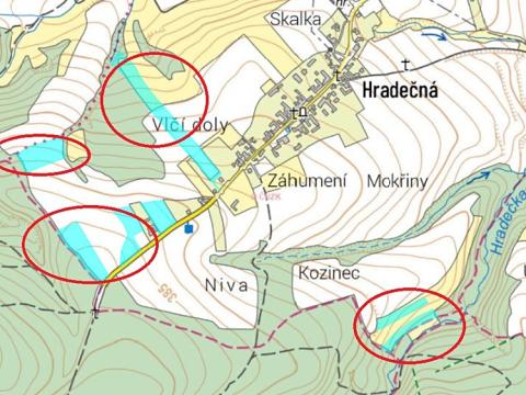 Prodej zemědělské půdy, Bílá Lhota, 45561 m2