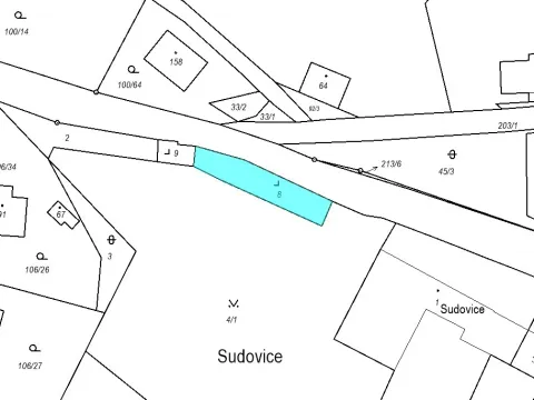 Dražba pozemku pro bydlení, Nový Knín, 217 m2