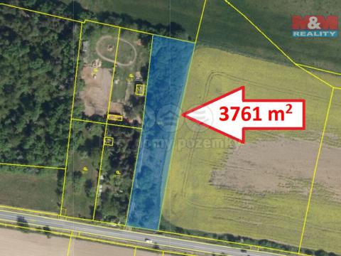 Pronájem zahrady, Sezemice - Kladina, 3761 m2