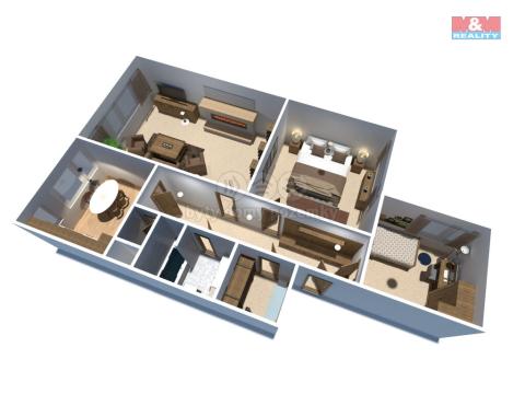 Prodej bytu 3+1, Poděbrady - Poděbrady II, Alešova, 88 m2