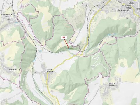 Dražba lesa, Lhota Rapotina, 1793 m2