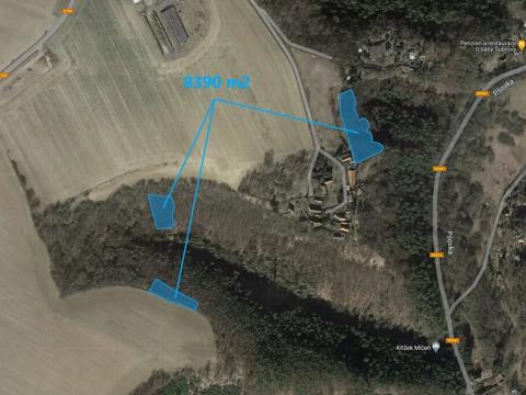 Prodej zahrady, Kokořín, 8390 m2