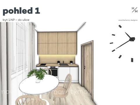 Pronájem bytu 1+1, Pardubice, Ve Lhotkách, 45 m2