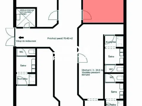 Prodej obchodního prostoru, Praha - Troja, Olštýnská, 37 m2