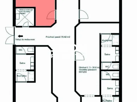 Prodej obchodního prostoru, Praha - Troja, Olštýnská, 38 m2