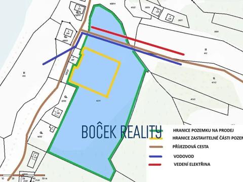 Prodej pozemku pro bydlení, Sudoměřice u Bechyně, 8522 m2