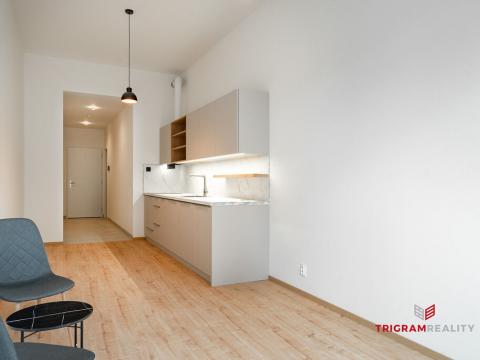 Pronájem bytu 1+kk, Praha - Hostavice, Českobrodská, 35 m2