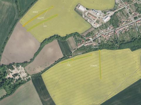 Prodej pole, Chvalkovice, 19629 m2