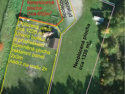 Pronájem komerčního pozemku, Přelouč, Jaselská, 1330 m2