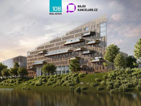 Pronájem kanceláře, Praha - Karlín, Karolinská, 1044 m2