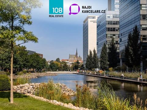 Pronájem kanceláře, Brno, Holandská, 936 m2