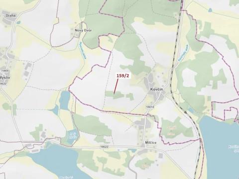 Dražba lesa, Kovčín, 362 m2