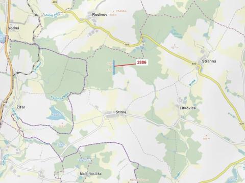 Dražba lesa, Žirovnice, 19314 m2