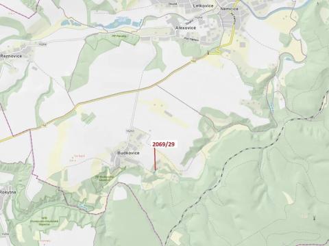 Dražba lesa, Ivančice, 1130 m2